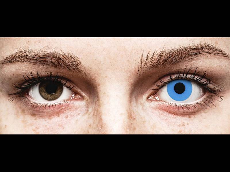 ColourVUE Crazy Lens - Sky Blue - journalières non correctrices (2 lentilles)