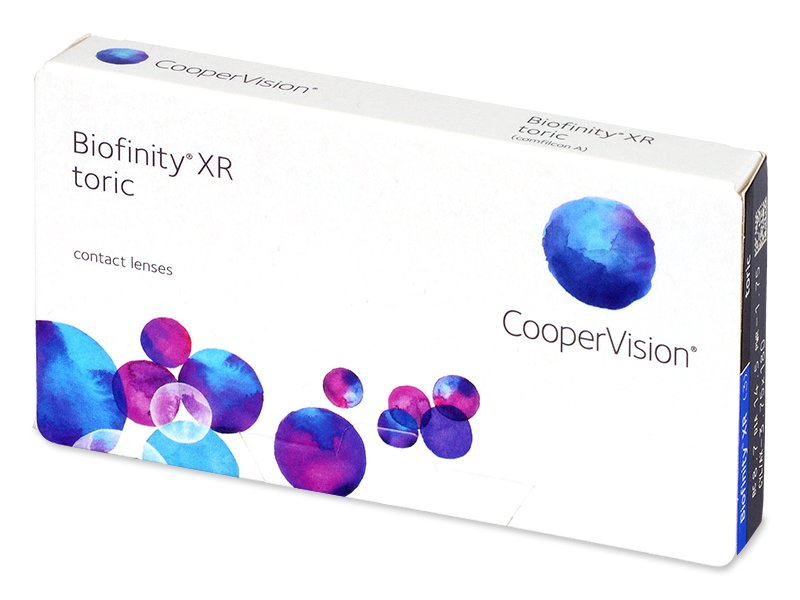 Lentilles de contact Biofinity XR Toric (3 lentilles) 48